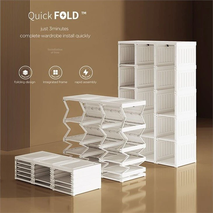 double rod wardrobe closet(001)